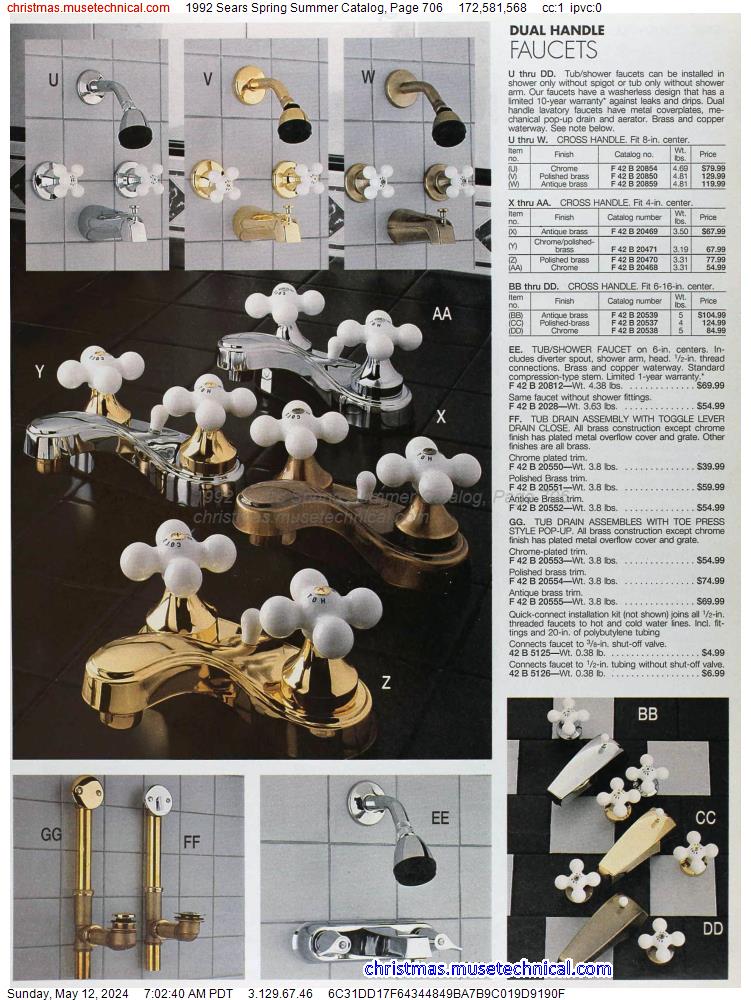 1992 Sears Spring Summer Catalog, Page 706