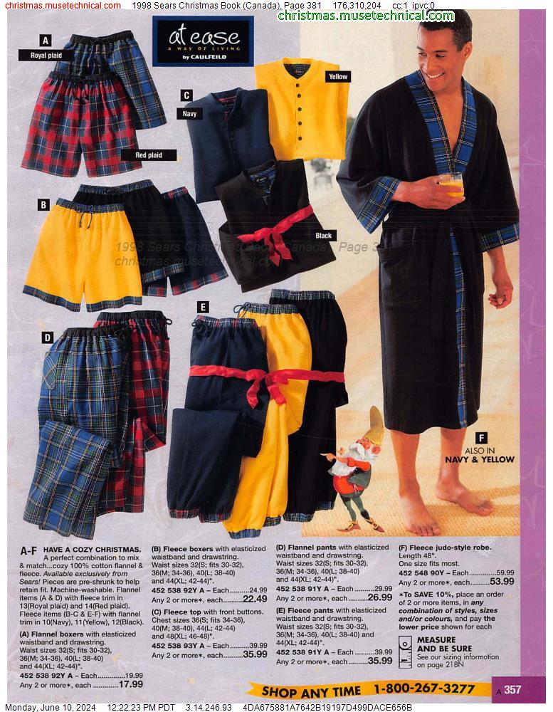 1998 Sears Christmas Book (Canada), Page 381