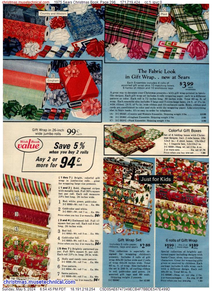 1975 Sears Christmas Book, Page 296
