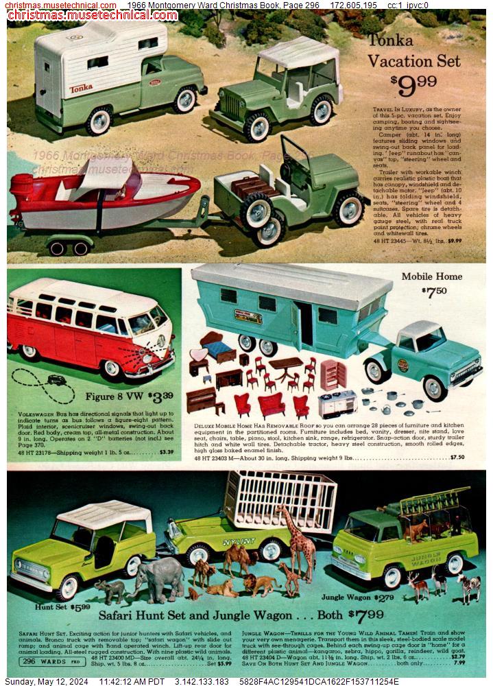 1966 Montgomery Ward Christmas Book, Page 296