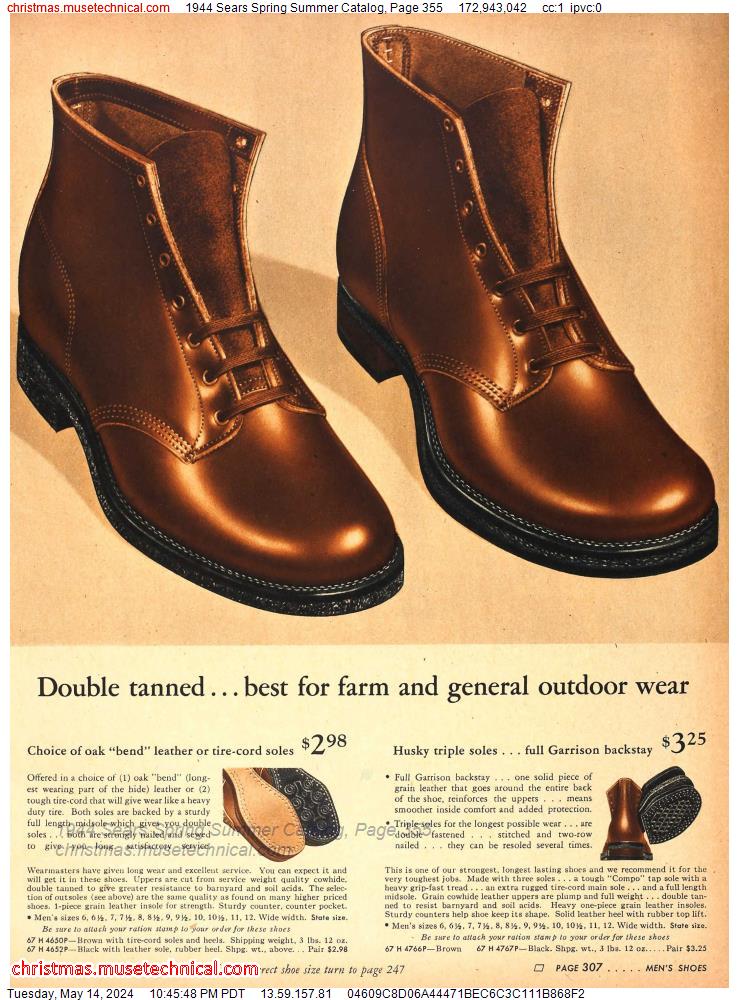 1944 Sears Spring Summer Catalog, Page 355