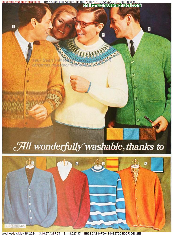 1967 Sears Fall Winter Catalog, Page 714