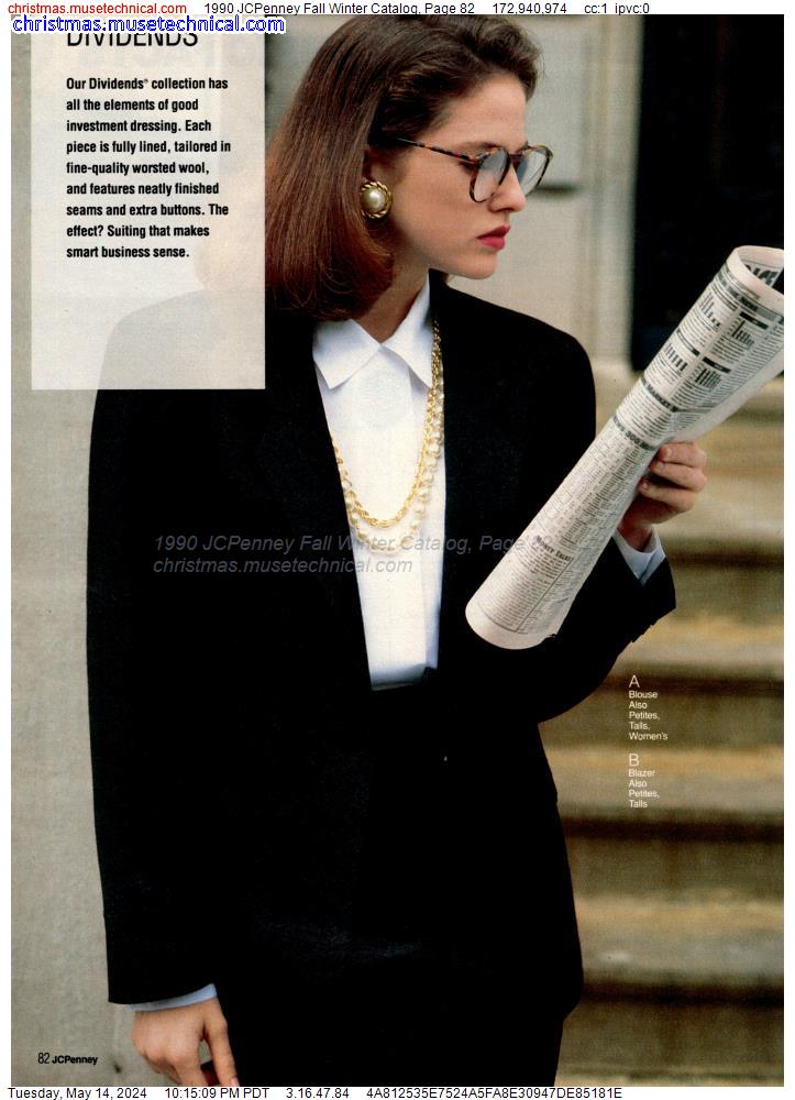 1990 JCPenney Fall Winter Catalog, Page 82