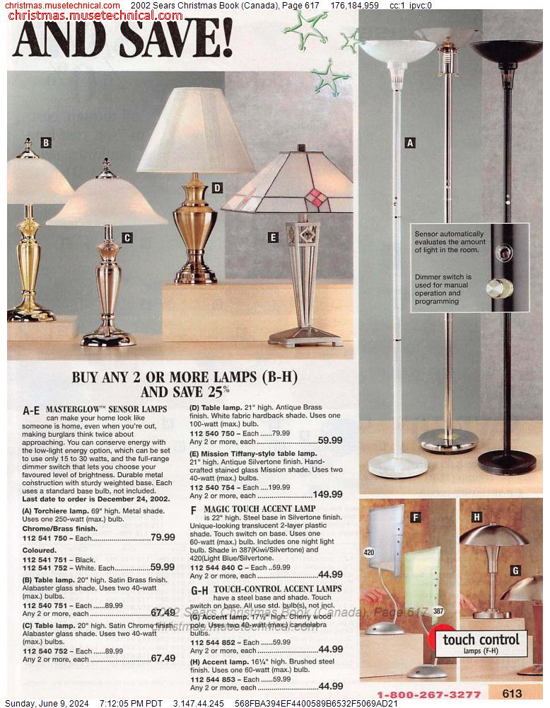 2002 Sears Christmas Book (Canada), Page 617