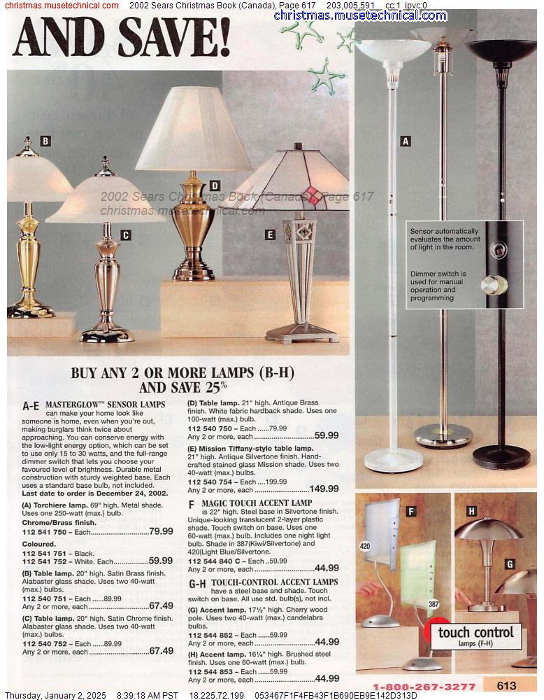 2002 Sears Christmas Book (Canada), Page 617