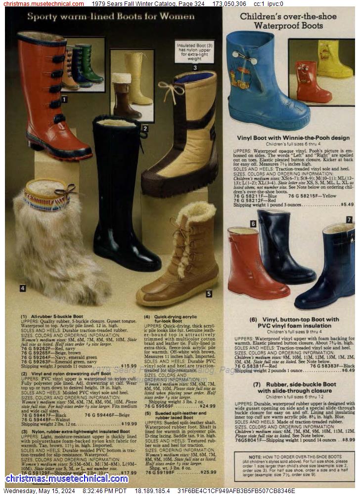1979 Sears Fall Winter Catalog, Page 324