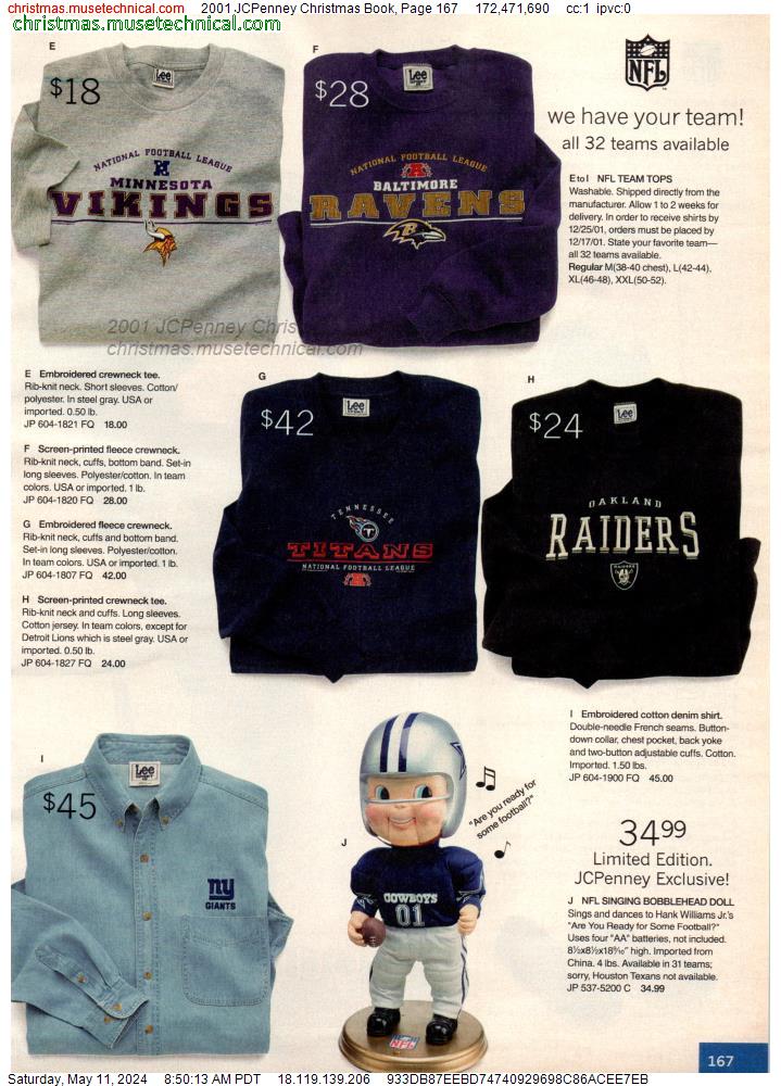 2001 JCPenney Christmas Book, Page 167