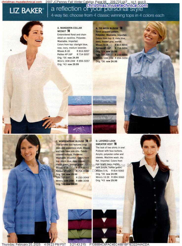 2007 JCPenney Fall Winter Catalog, Page 86