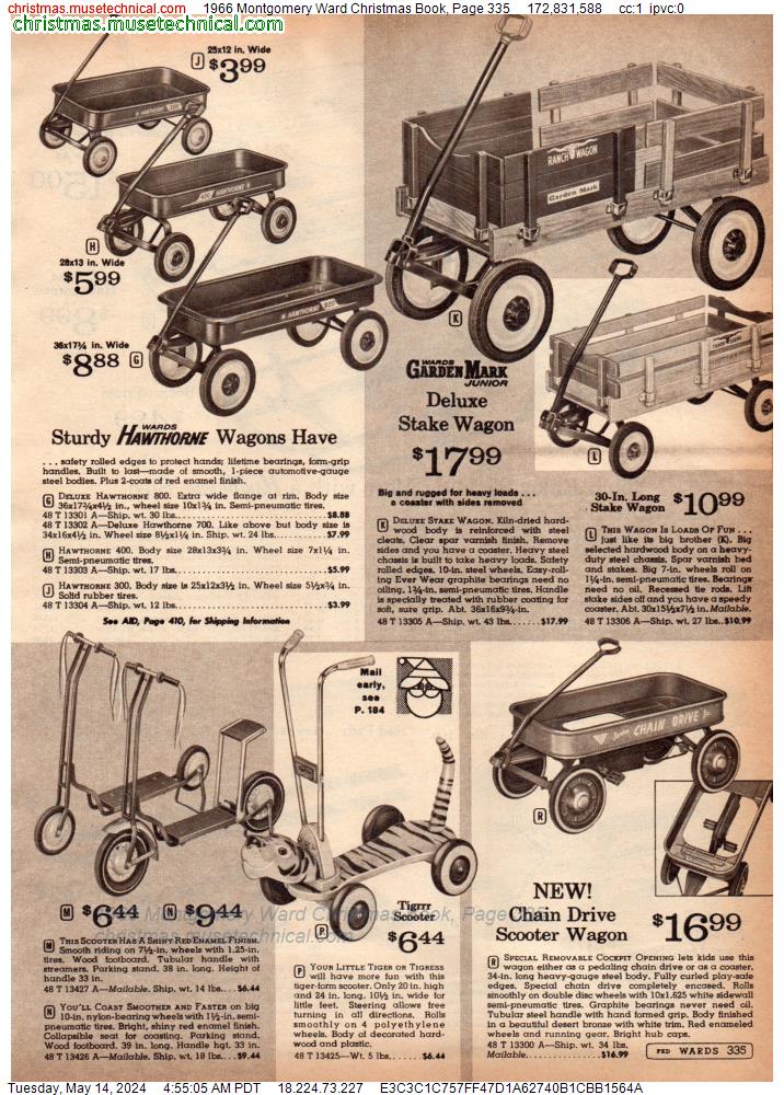 1966 Montgomery Ward Christmas Book, Page 335