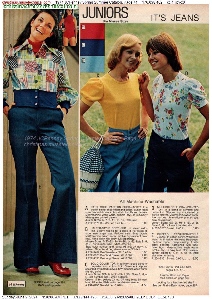 1974 JCPenney Spring Summer Catalog, Page 74