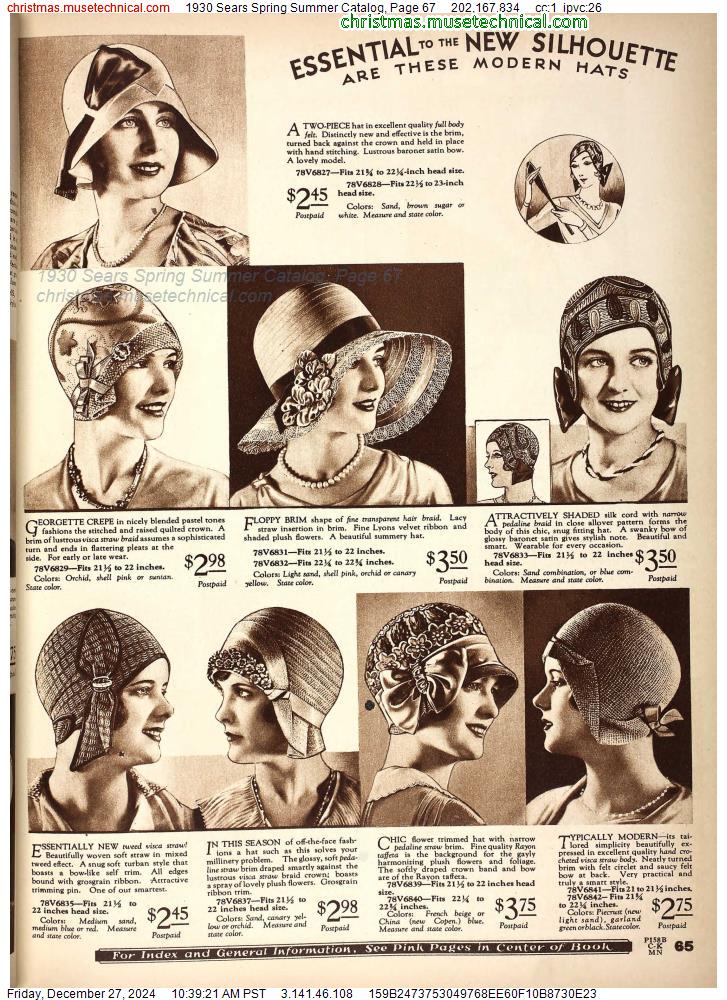 1930 Sears Spring Summer Catalog, Page 67