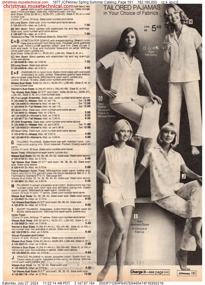 1977 JCPenney Spring Summer Catalog, Page 191