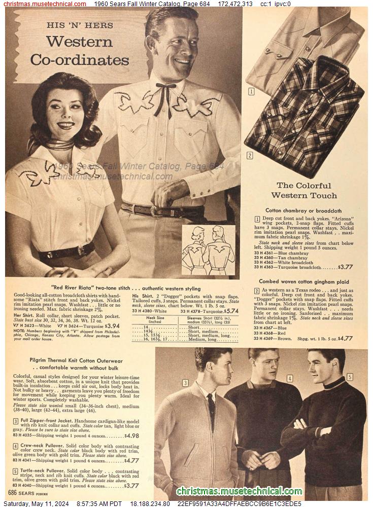 1960 Sears Fall Winter Catalog, Page 684