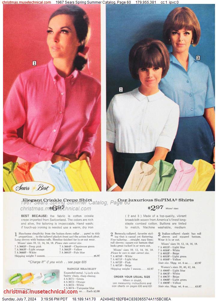 1967 Sears Spring Summer Catalog, Page 60
