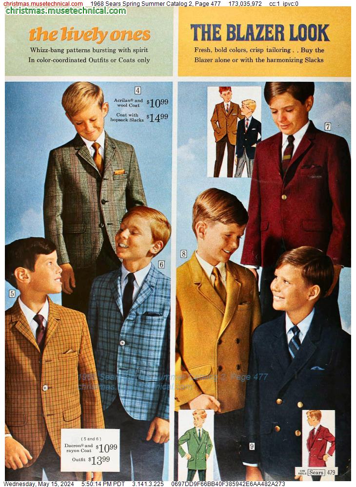1968 Sears Spring Summer Catalog 2, Page 477