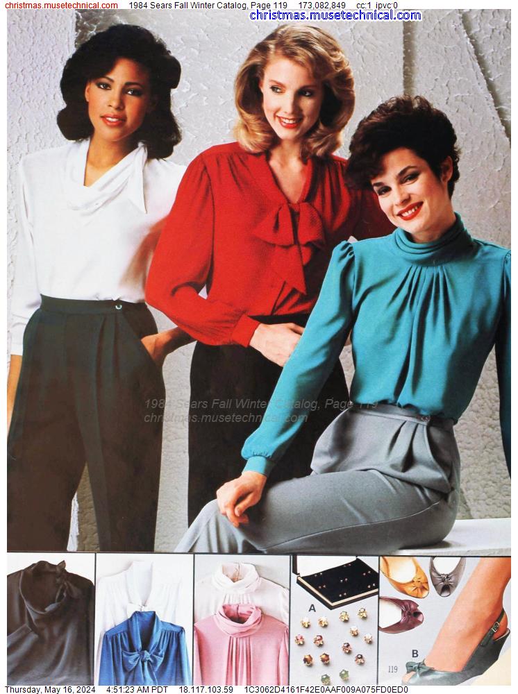 1984 Sears Fall Winter Catalog, Page 119