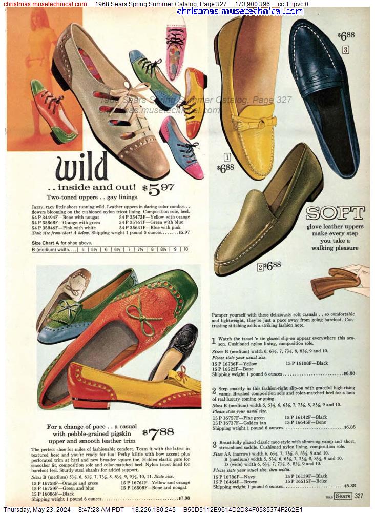 1968 Sears Spring Summer Catalog, Page 327 - Catalogs & Wishbooks