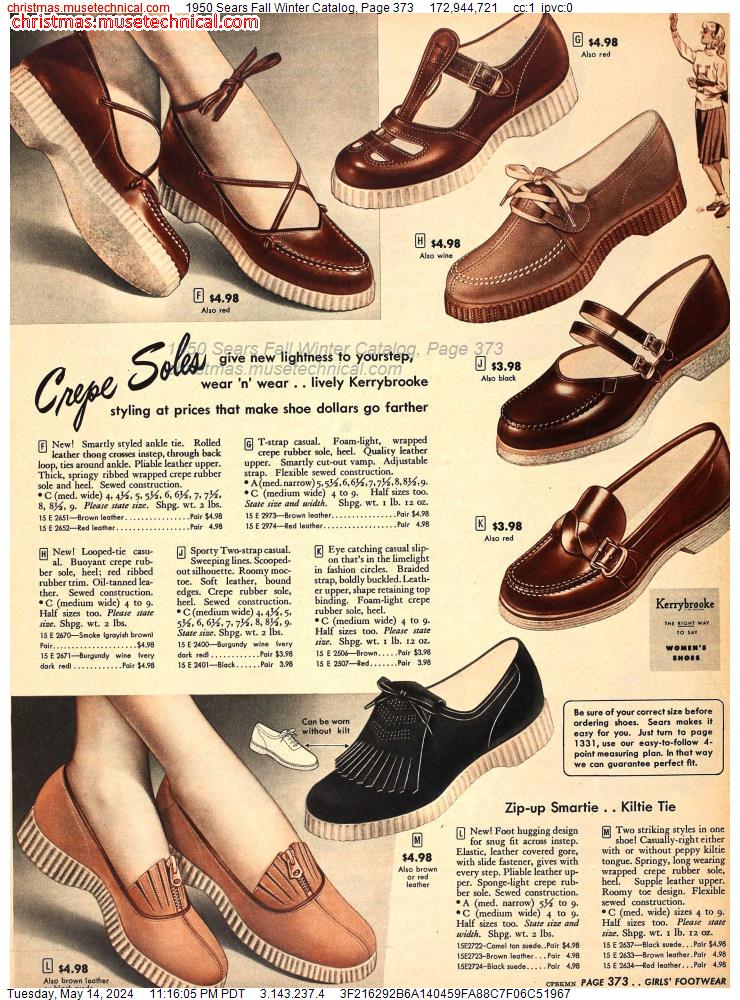 1950 Sears Fall Winter Catalog, Page 373