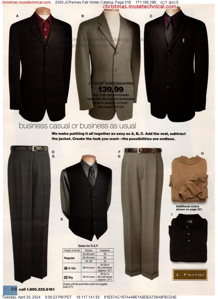 2000 JCPenney Fall Winter Catalog, Page 318