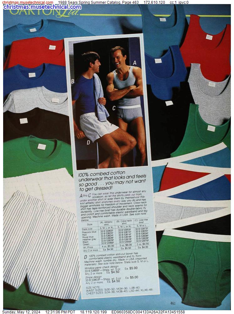 1988 Sears Spring Summer Catalog, Page 463