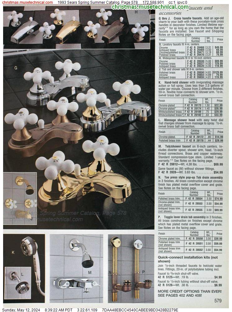 1993 Sears Spring Summer Catalog, Page 578
