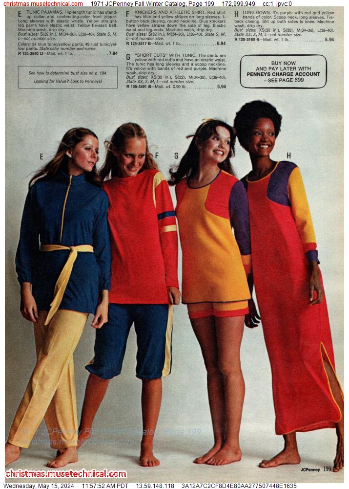 1971 JCPenney Fall Winter Catalog, Page 199
