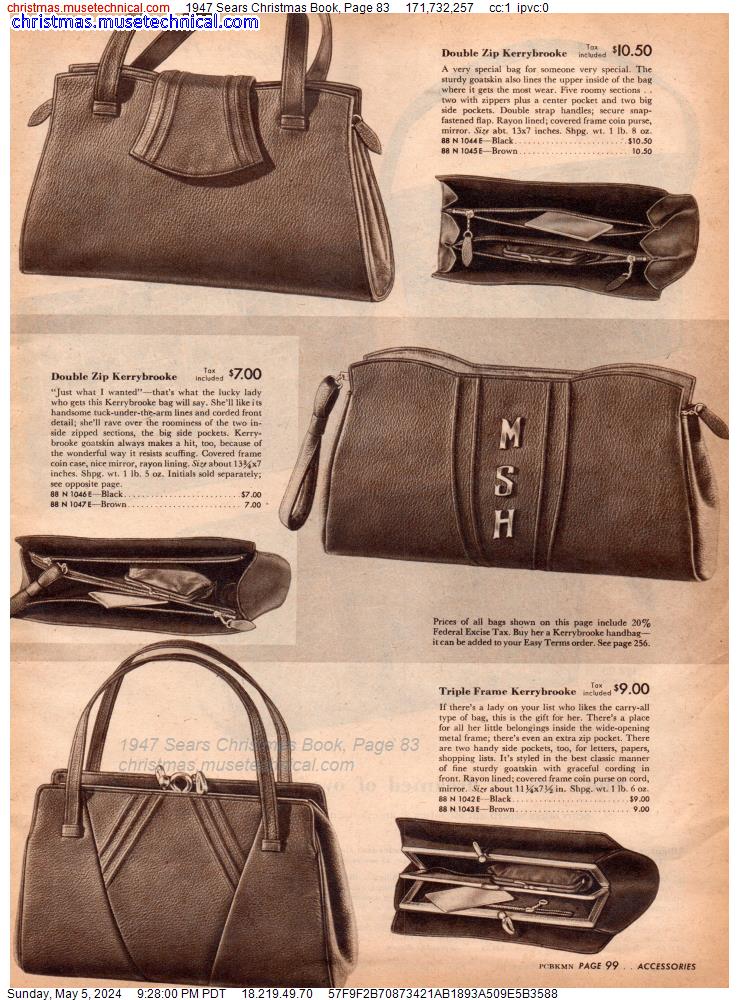 1947 Sears Christmas Book, Page 83