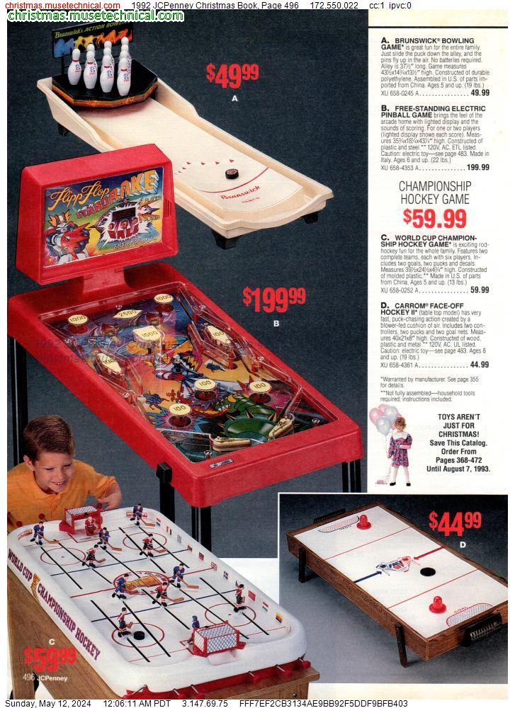 1992 JCPenney Christmas Book, Page 496