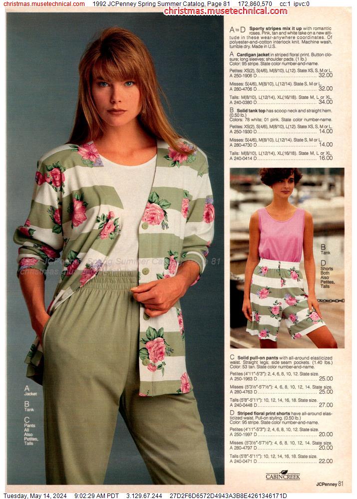 1992 JCPenney Spring Summer Catalog, Page 81