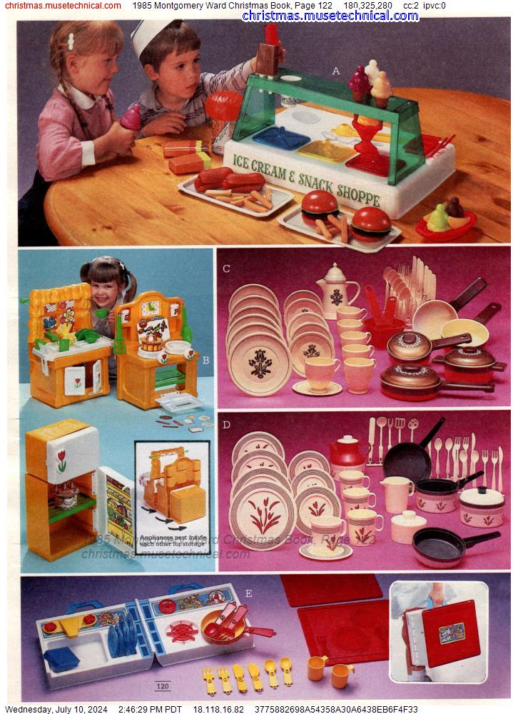 1985 Montgomery Ward Christmas Book, Page 122