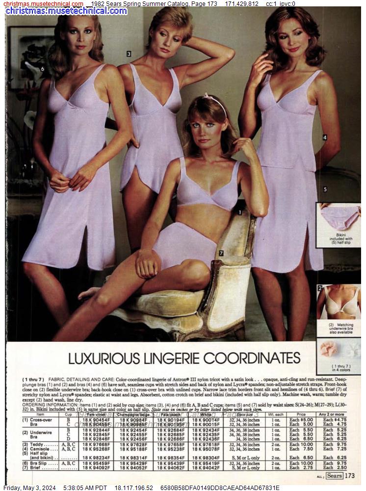 1982 Sears Spring Summer Catalog, Page 173