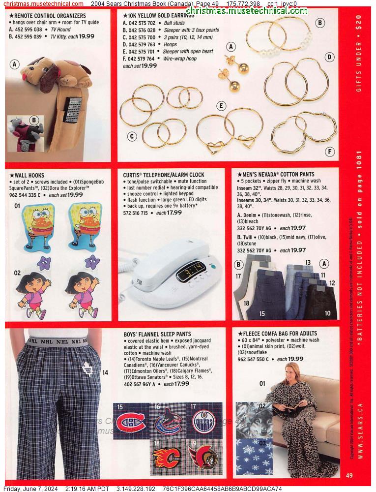 2004 Sears Christmas Book (Canada), Page 49