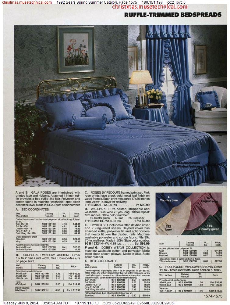 1992 Sears Spring Summer Catalog, Page 1575