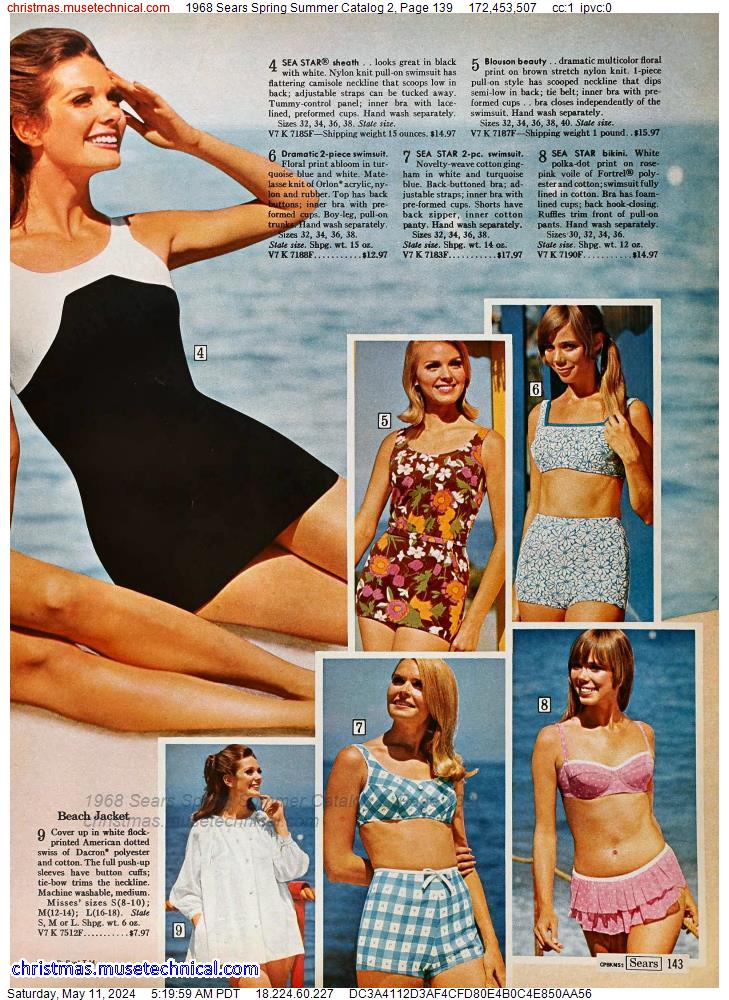 1968 Sears Spring Summer Catalog 2, Page 139