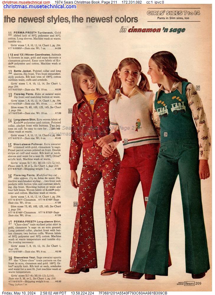 1974 Sears Christmas Book, Page 211