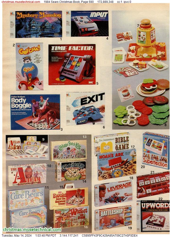 1984 Sears Christmas Book, Page 590