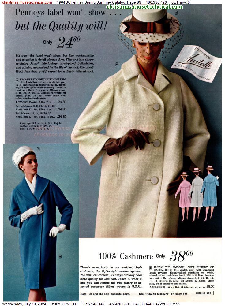 1964 JCPenney Spring Summer Catalog, Page 89