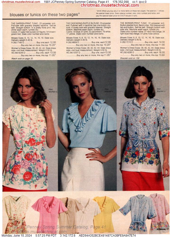 1981 JCPenney Spring Summer Catalog, Page 41