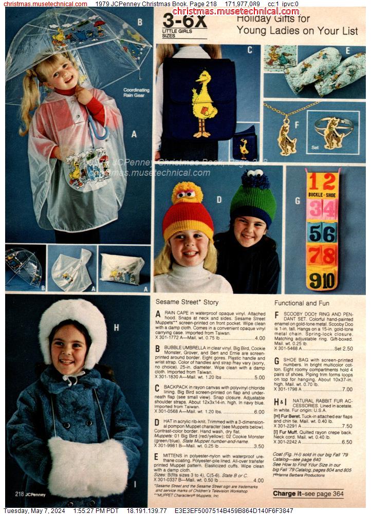 1979 JCPenney Christmas Book, Page 218