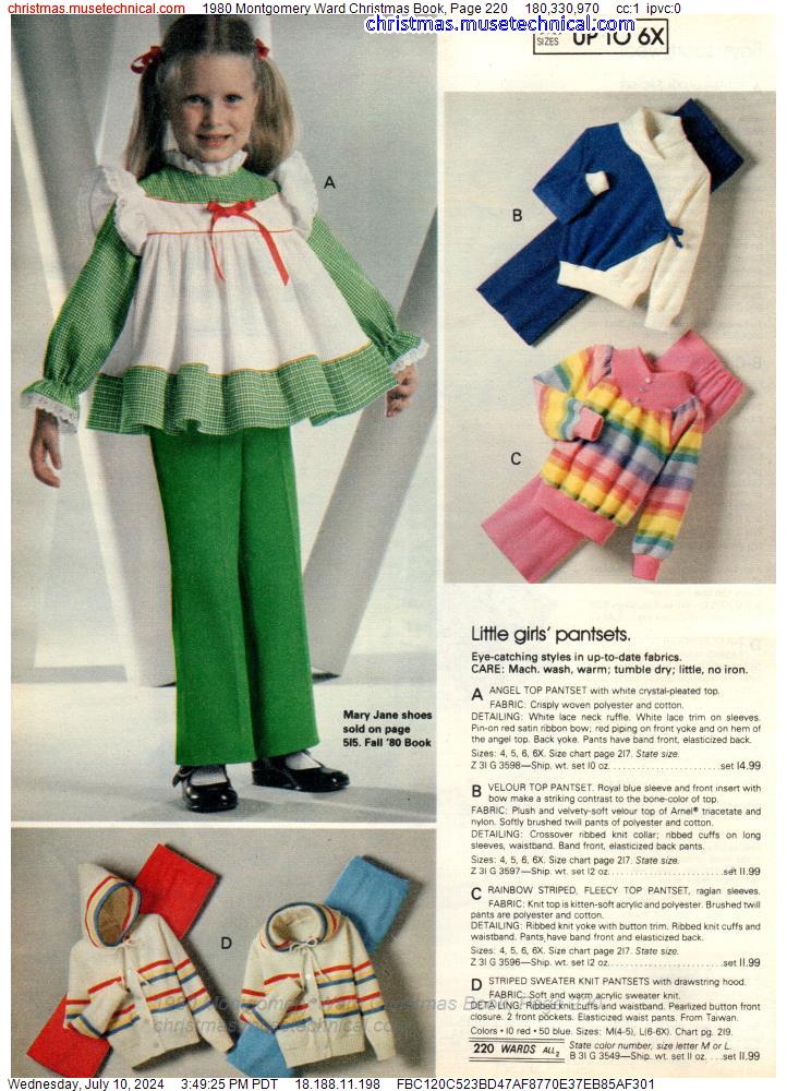 1980 Montgomery Ward Christmas Book, Page 220