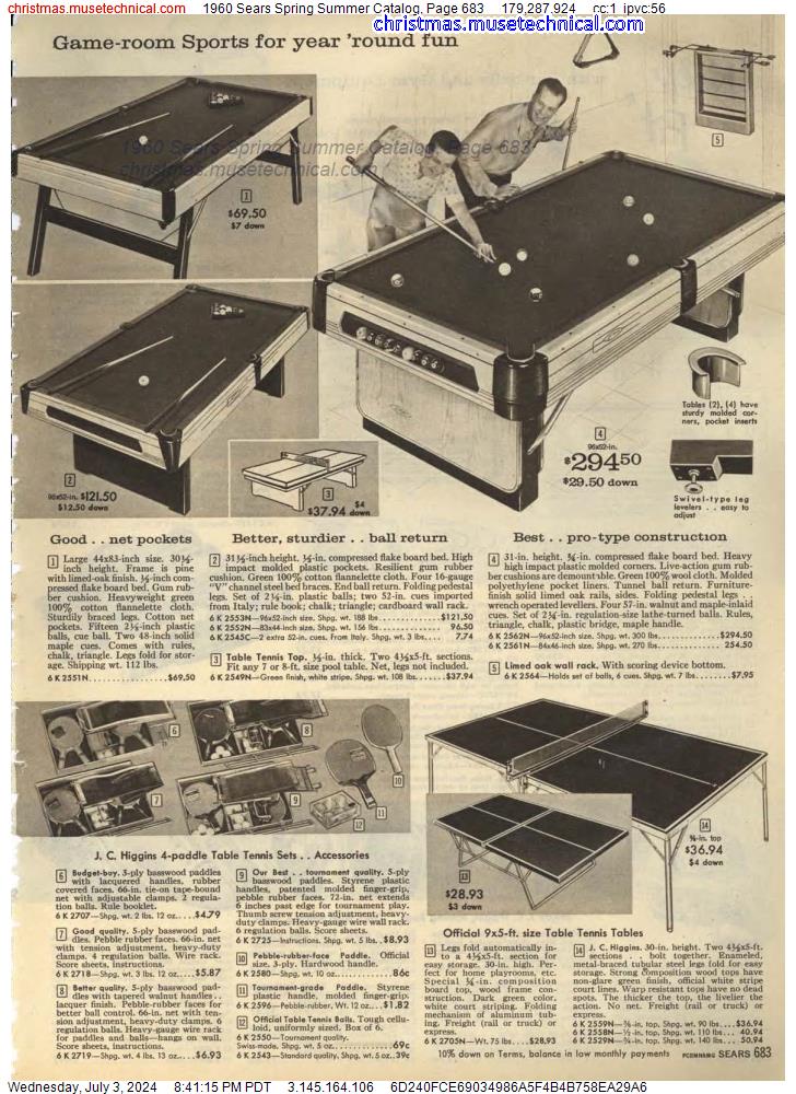 1960 Sears Spring Summer Catalog, Page 683