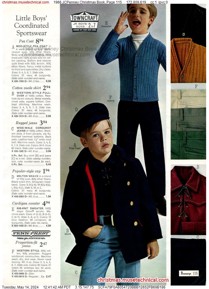 1966 JCPenney Christmas Book, Page 115