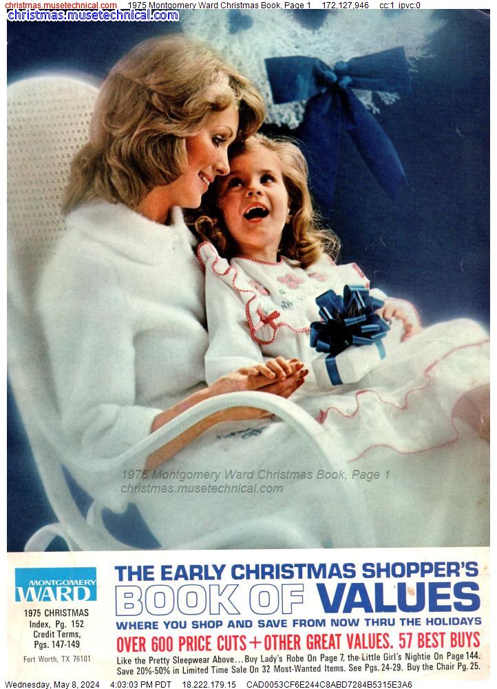 1975 Montgomery Ward Christmas Book, Page 1