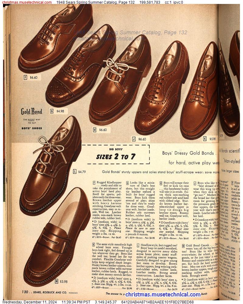 1948 Sears Spring Summer Catalog, Page 132