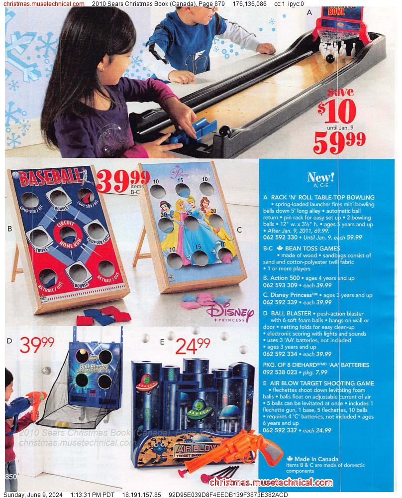 2010 Sears Christmas Book (Canada), Page 879