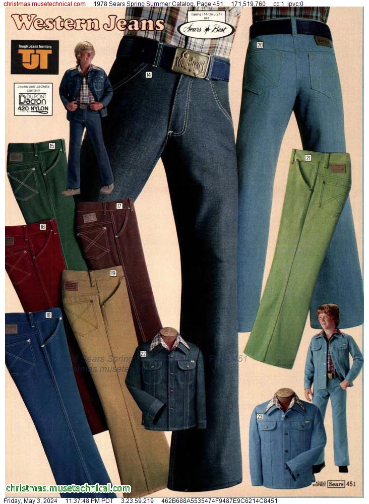 1978 Sears Spring Summer Catalog, Page 451
