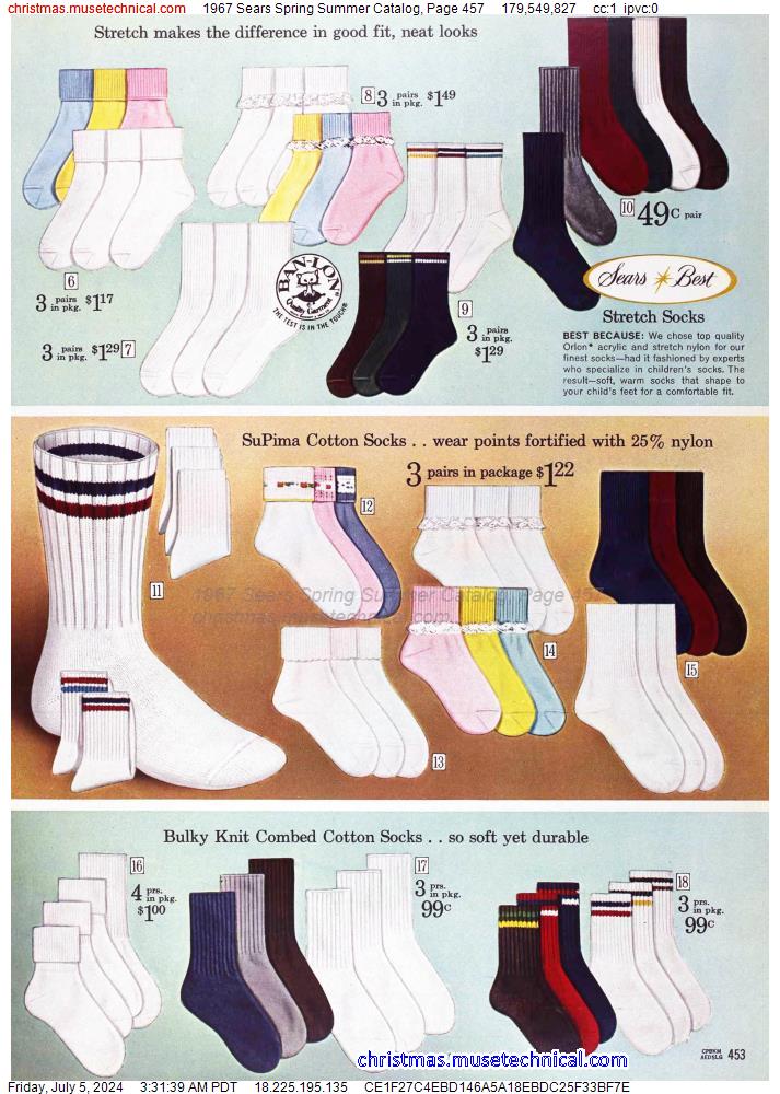 1967 Sears Spring Summer Catalog, Page 457