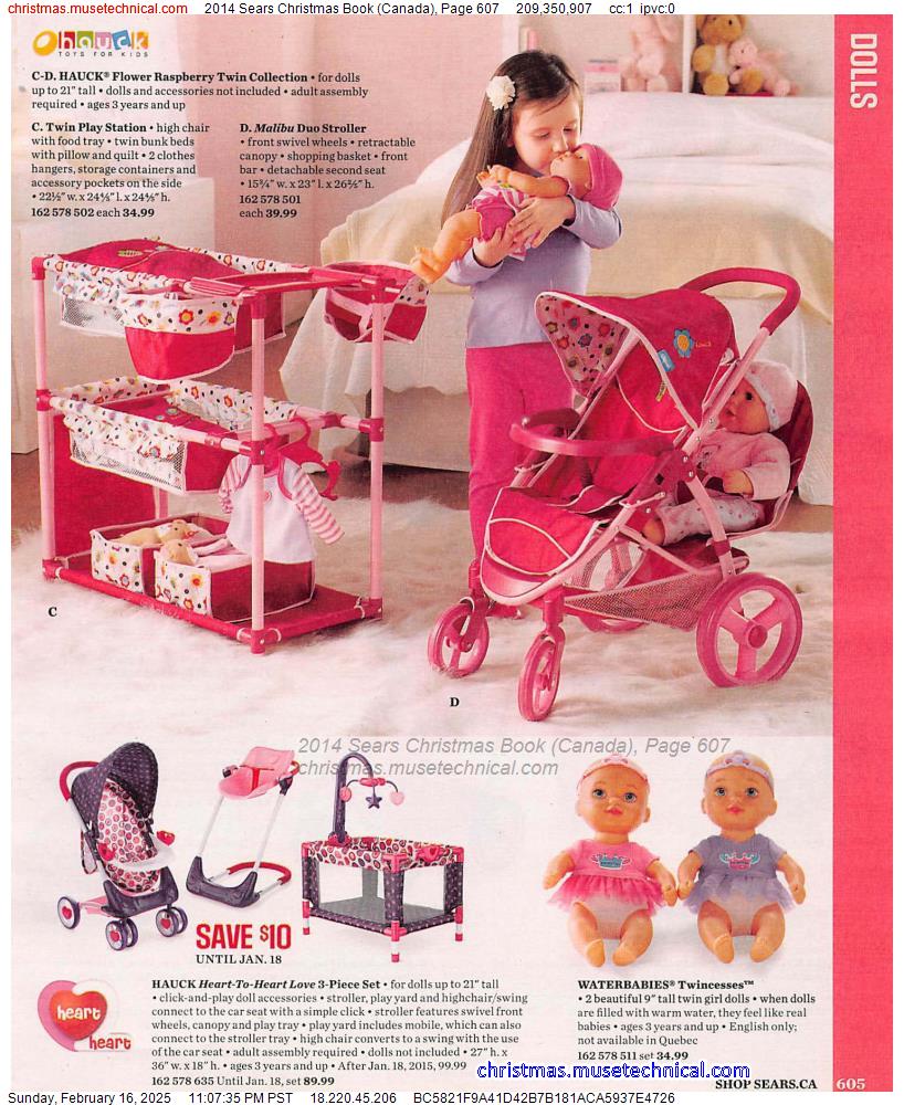 2014 Sears Christmas Book (Canada), Page 607