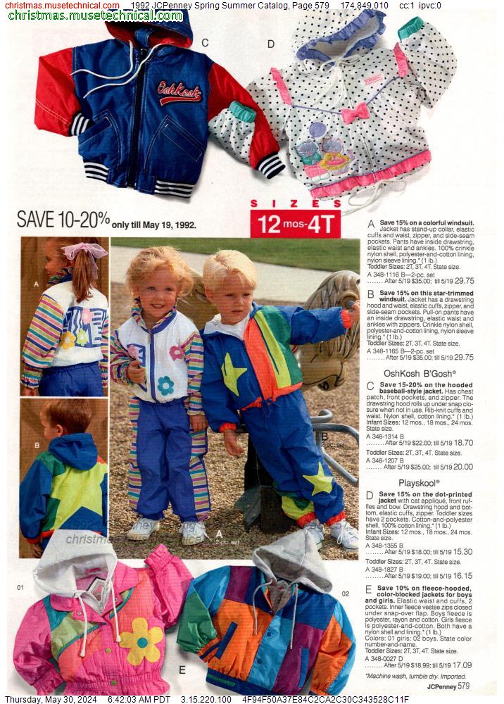 1992 JCPenney Spring Summer Catalog, Page 579