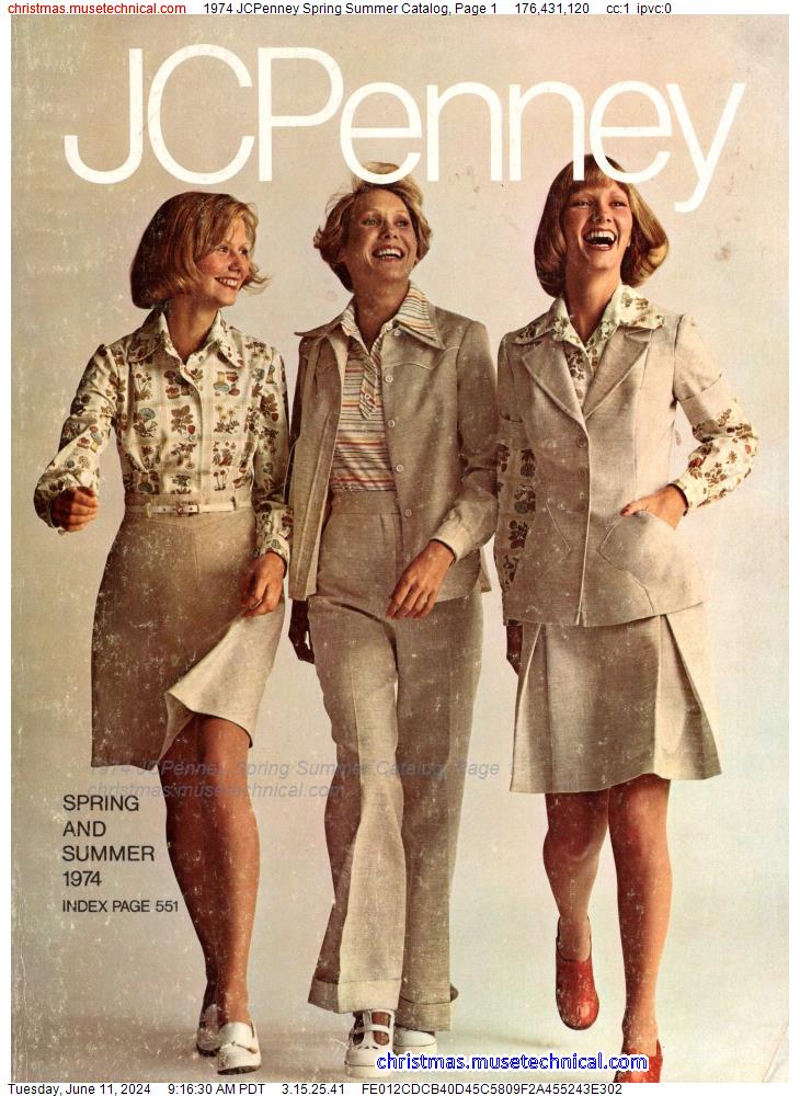 1974 JCPenney Spring Summer Catalog, Page 1